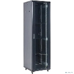 Напольный шкаф Rexant RAL 9005 19' 42U 800×800×2054 (ШxГxВ), дверь стекло, металлическая задняя дверь, боковые съемные стенки, фото3