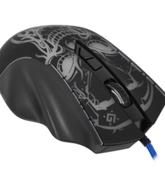 Мышь проводная Defender Bulletstorm GM-928 черный, 7200 dpi, USB, кнопки - 7