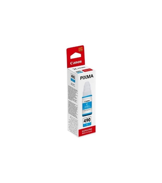 Чернила Canon GI-490C 0664C001 голубой (70 мл) для Canon Pixma G1400/2400/3400