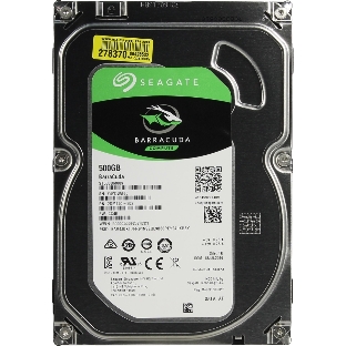 Жесткий диск HDD Seagate Barracuda 500Gb 7200 rpm SATA 6 Гбит/с, 32mb buffer