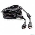Кабель HDMI Cablexpert CCF2-HDMI4-15M, 19M/19M, v2.0, медь, позол.разъемы, экран, 2 фер.кольца, 15м, черный, пакет, фото3