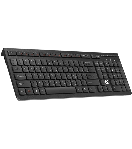 Клавиатура беспроводная Defender ULTRAMATE SM-535 RU USB, радиоканал, черный