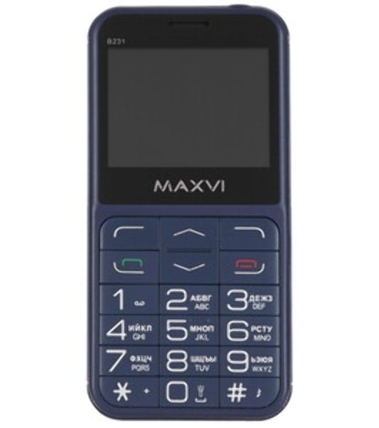 Мобильный телефон Maxvi B231 синий