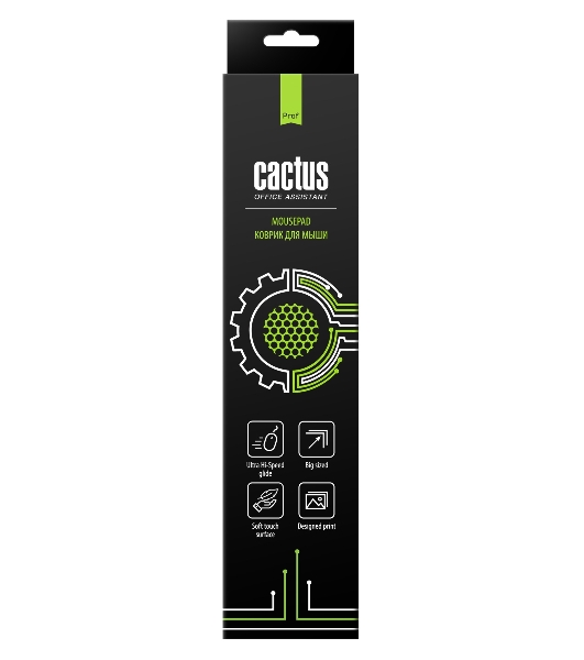 Коврик для мыши Cactus CS-MP-Pro04XXL XXL черный 900x400x3мм
