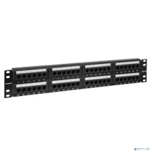 Патч-панель UTP 19' 48 port кат.5e ExeGate разъем KRONE&110 (dual IDC), 2U