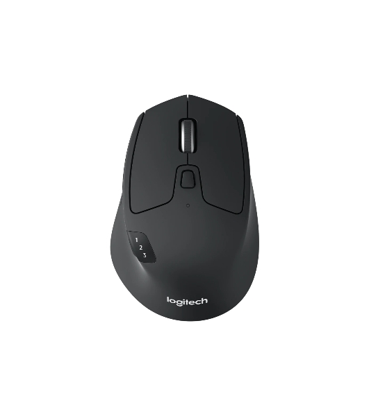 Мышь беспроводная Logitech M720 Triathlon черный, 1000 dpi, радиоканал, Bluetooth, USB, кнопки - 8