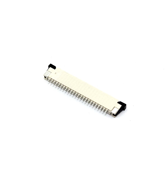 Разъем FPC Half Coverage Bottom Contact 1.0K-BX-24PWB 24 pin высота 2мм шаг 1мм