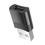 Переходник USB2.0 OTG Hoco, AM/Type-C(F), UA17, черный, коробка, фото3
