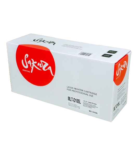 Картридж лазерный Sakura MLTD105L для Samsung ML1910/1911/1915/2525/2580/4600/4601/4605/4610/16004623/SF650/65, черный, 2500 к.