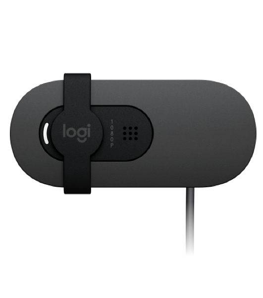 Веб-камера Logitech Webcam Brio 100, 1920x1080, GRAPHITE, защитная шторка