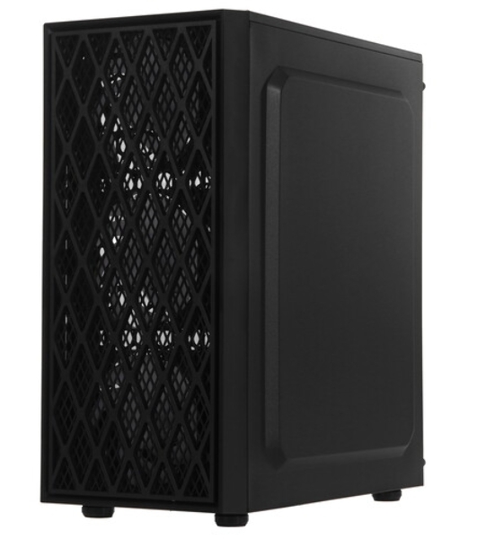 Компьютерный корпус Miditower ExeGate EVO-8243-EVO800 (ATX, БП EVO800RGb с вент. 12 см, 2хUSB+1хUSB 3.0, черный, 3 вент. с RGb подсветкой, боковая панель - закаленное стекло)