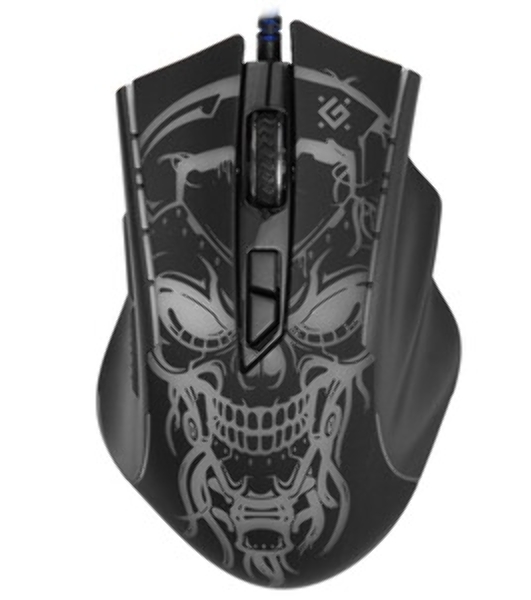 Мышь проводная Defender Bulletstorm GM-928 черный, 7200 dpi, USB, кнопки - 7