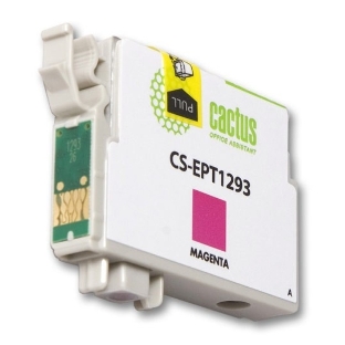 Картридж струйный Cactus CS-EPT1293 (T1293) пурпурный (10 мл) для Epson Stylus Office B42/BX305/BX305F/BX320/BX525/BX625/SX420/SX425