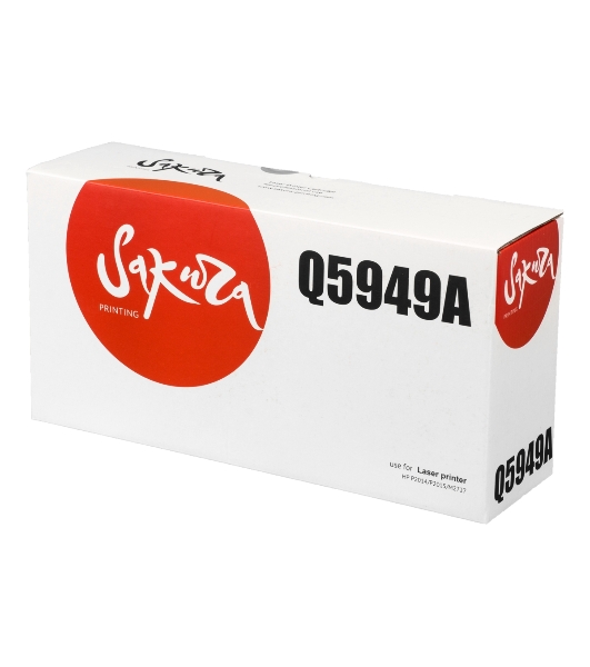 Картридж Sakura Q5949A для HP для HP P2014/P2015/M2727, черный, 2500 к.