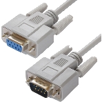 Greenconnect Удлинитель 1.8m COM RS-232 порта GCR- DB9CM2F-1.8m 9M AM/9F AF, пакет Greenconnect Удлинитель 1.8m COM RS-232 порта GCR- DB9CM2F-1.8m 9M AM/9F AF, пакет, фото 1