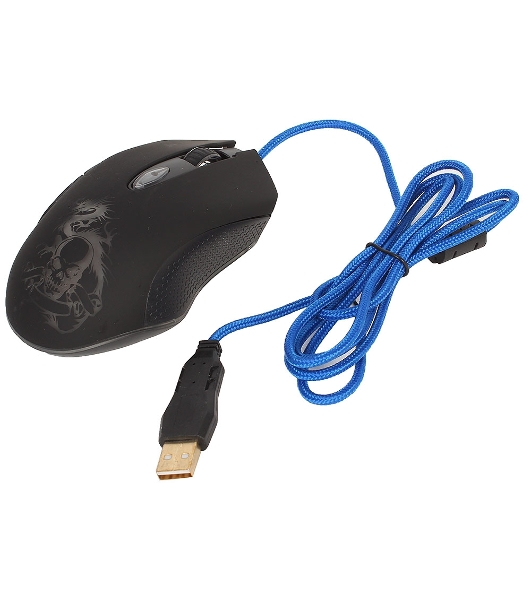 Мышь проводная Defender Sky Dragon GM-090L черный, 3200 dpi, USB, кнопки - 6