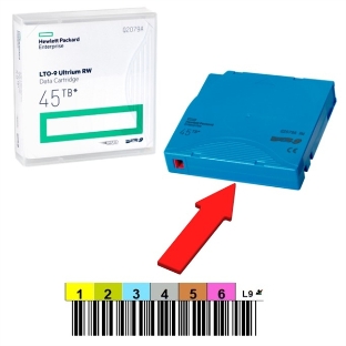 Ленточный накопитель HPE Ultrium LTO9 Data cartridge 45TB RW