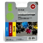 Картридж струйный Cactus CS-CL38 цветной (9 мл.) для Canon Pixma iP1800/iP1900/iP2500/iP2600/MP140/MP190/MP210/MP220/MP470/MX300/MX310, фото3
