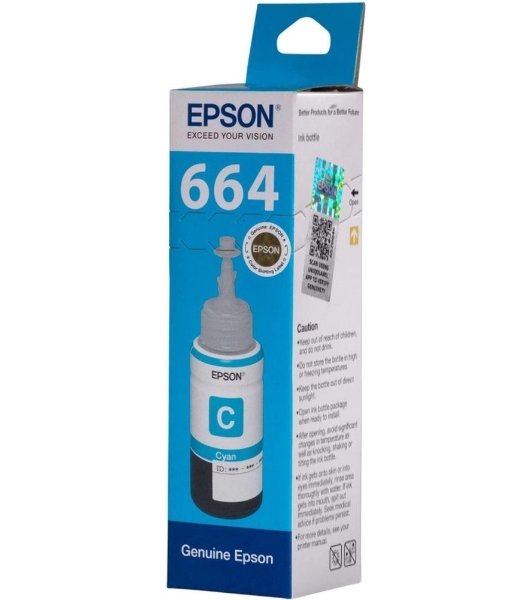 Чернила Epson C13T664298 голубой 70мл для Epson L100