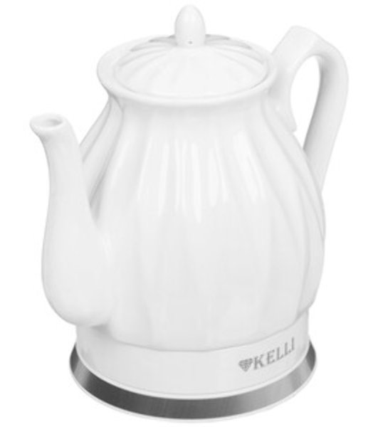 Чайник электрический керамический KELLI KL-1341 бирюзовый