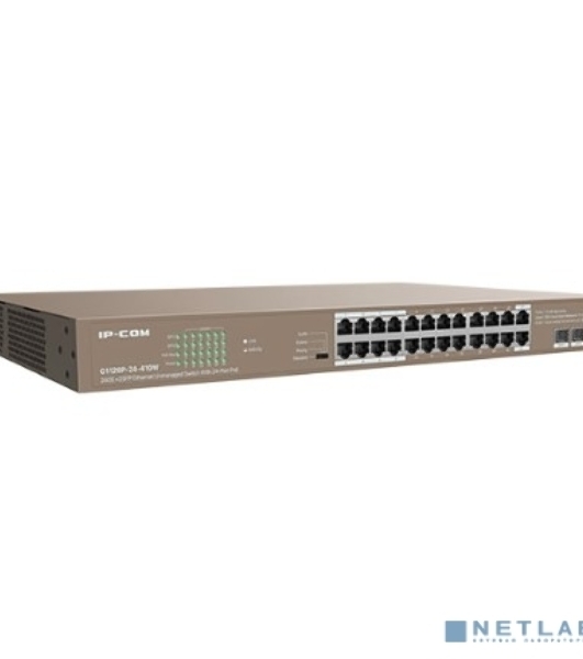 Коммутатор 24PORT 4POE G1126P-24-410W IP-COM