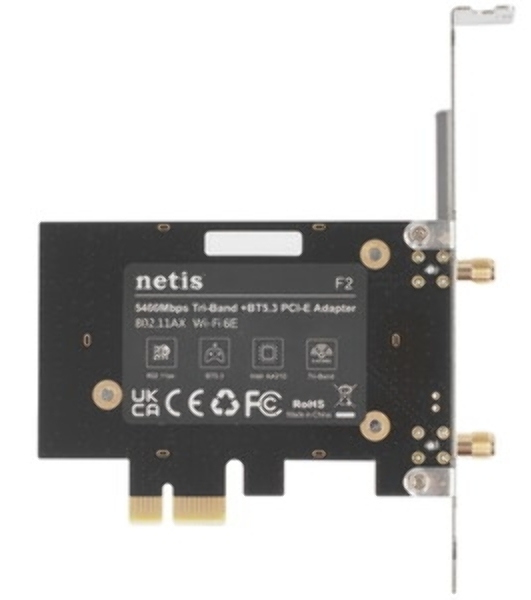 Адаптер Wi-Fi NETIS F2 5400MBPS