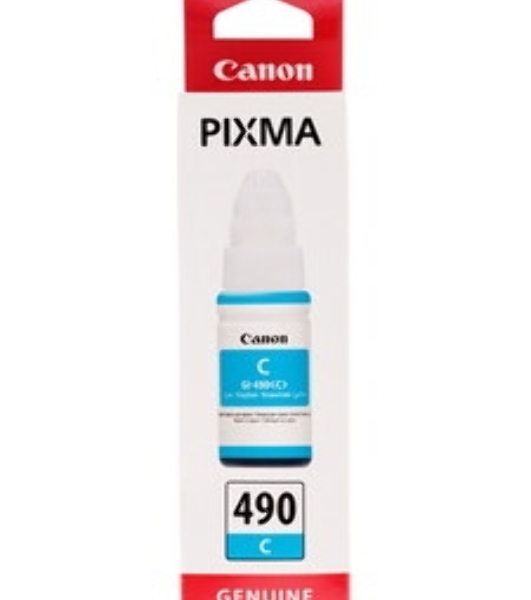 Чернила Canon GI-490C 0664C001 голубой (70 мл) для Canon Pixma G1400/2400/3400