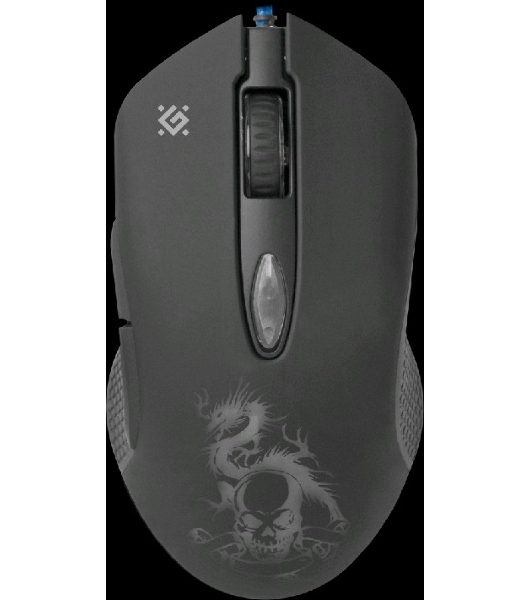 Мышь проводная Defender Sky Dragon GM-090L черный, 3200 dpi, USB, кнопки - 6