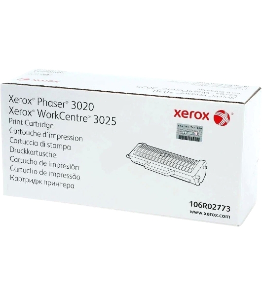 Картридж лазерный Xerox 106R02773 черный для Xerox Phaser 3020/WC 3025 (1500 стр)(Channels)