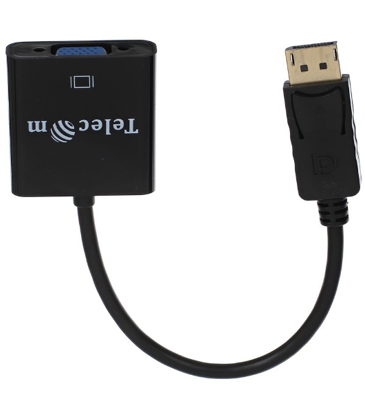 Кабель-переходник DP --> VGA-F 0,2m, Telecom (TA522)