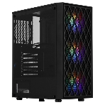 Компьютерный корпус Miditower ExeGate EVO-8243-EVO800 (ATX, БП EVO800RGb с вент. 12 см, 2хUSB+1хUSB 3.0, черный, 3 вент. с RGb подсветкой, боковая панель - закаленное стекло), фото22