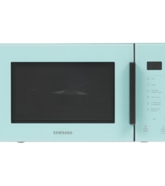 Микроволновая печь Samsung MG23T5018AN/BW голубой, 23 л, 800 Вт, переключатели - сенсор