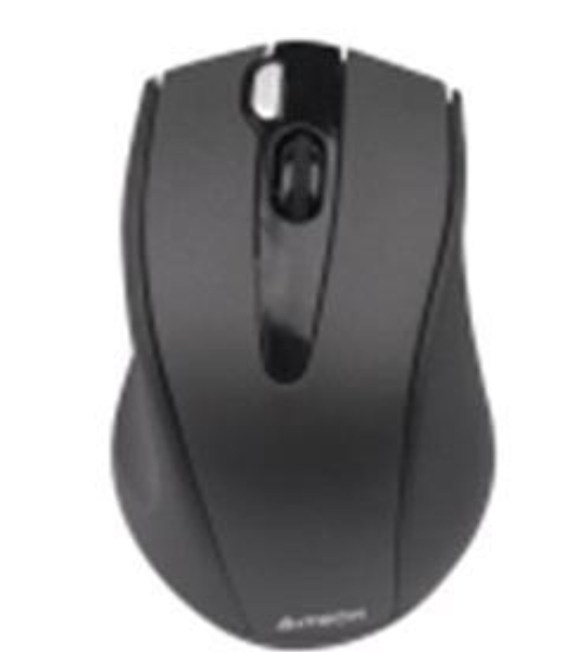 Мышь беспроводная A4Tech G9-500F черный, 1200 dpi, радиоканал, USB, кнопки - 4