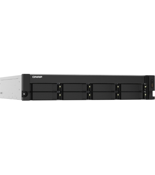 Сетевое хранилище без дисков SMB QNAP TS-832PXU-4G 8-Bay AL324 quad-core 1.7 GHz 2U rackmount NAS, 4Gb DDR4 UDIMM RAM (max 1x16Gb), SATA 6Gb/s, 2x 10GbE SFP+ LAN, 2x2.5 GbE LAN, 1x PCIe Gen2 x2 slot. W/o RAIL-B02