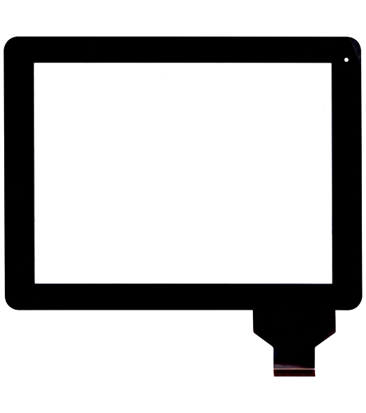 Сенсорное стекло (тачскрин) для DNS AirTab M975w, черное