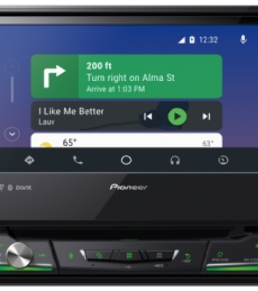 Автомагнитола Pioneer AVH-Z7250BT, 1 DIN, CD, Bluetooth, USB Type-A, AUX, CarPlay, пульт ДУ, съёмная панель