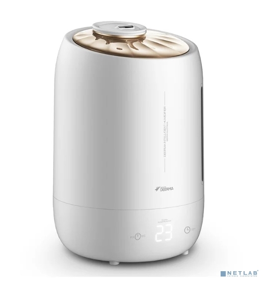 Увлажнитель воздуха Deerma DEM-F600 белый, 40 м², 5 л, ультразвуковой, сенсорное управление, таймер, автовыключение