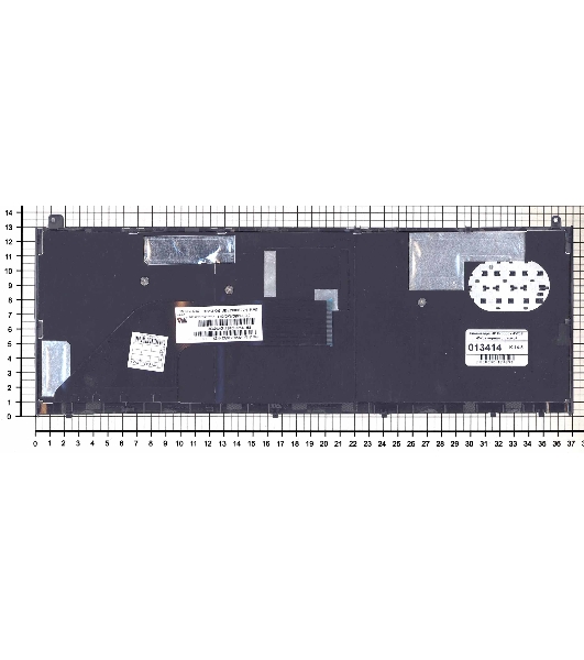 Клавиатура для ноутбука HP Probook 4520S 4525s черная c рамкой