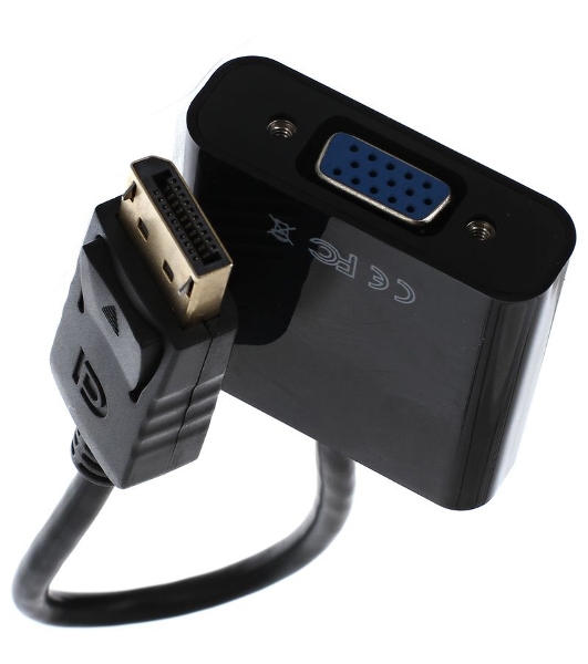 Кабель-переходник DP --> VGA-F 0,2m, Telecom (TA522)