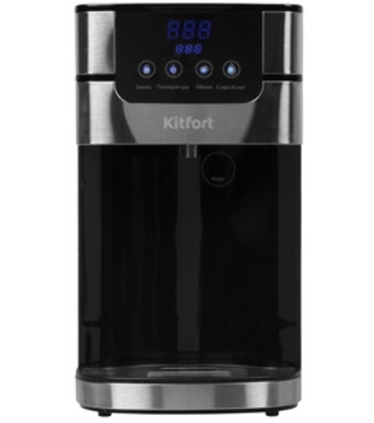 Термопот Kitfort КТ-2501 4 л, 2618Вт, черный/серебристый