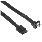Кабель интерфейсный SATA Cablexpert CC-SATAM-DATA90-BL-50CM, Sata3 7pin/7pin, мет.защелка, угловой разъем, 50 см, черный, пакет, фото5