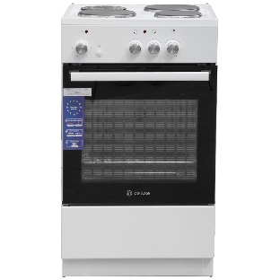 Плита электрическая De Luxe 5003.18Э белый, конфорок 3 шт, духовка 46 л, 50 см x 85 см x 50 см