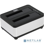 Докстанция 2x2,5'/3,5' SATAIII AgeStar 3UBT8 (SILVER) USB 3.0, пластик, серебристый, фото4