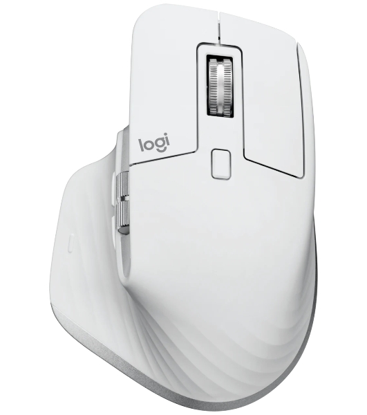 Мышь беспроводная Logitech MX Master 3s светло-серый, 8000 dpi, радиоканал, Bluetooth, USB, кнопки - 7
