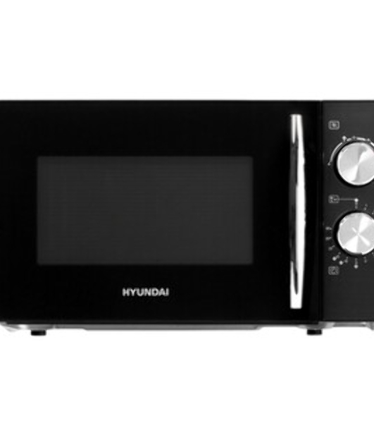 Микроволновая печь Hyundai HYM-M2050 черный, 20 л, 700 Вт, переключатели - поворотный механизм