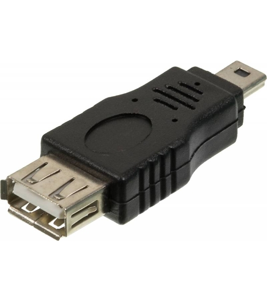 Переходник USB2.0 Ningbo mini USB (m)/USB A (f)