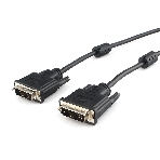 Кабель DVI-D single link Cablexpert CC-DVIL-BK-10, 19M/19M, 3.0м, CCS, черный, экран, феррит.кольца, пакет, фото 1