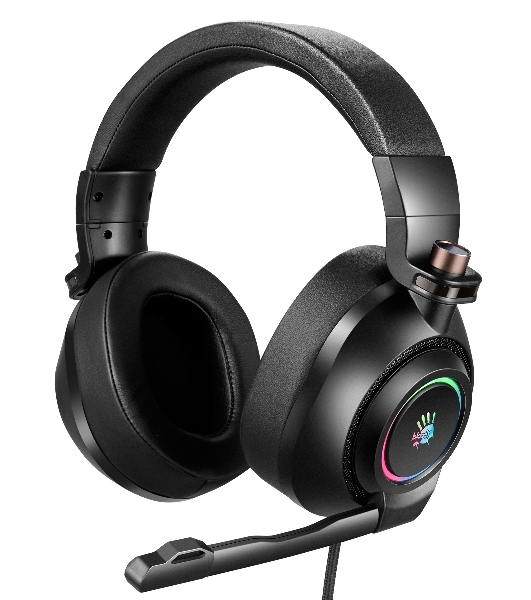 Гарнитура Bloody G580 чёрный, проводная, подсветка