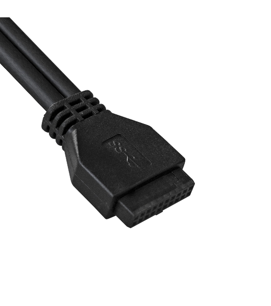 Планка USB на переднюю панель ExeGate U5H-615, 5,25'/2*USB3.0, 19 pin USB 3.2 Gen1