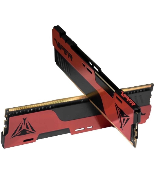 Оперативная память Patriot Viper Elite II, DDR4, 16GB (2x8 GB), 3200 MHz, CL18, DIMM, радиатор, красный, черный